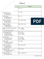 (BUSMATH) Formulas