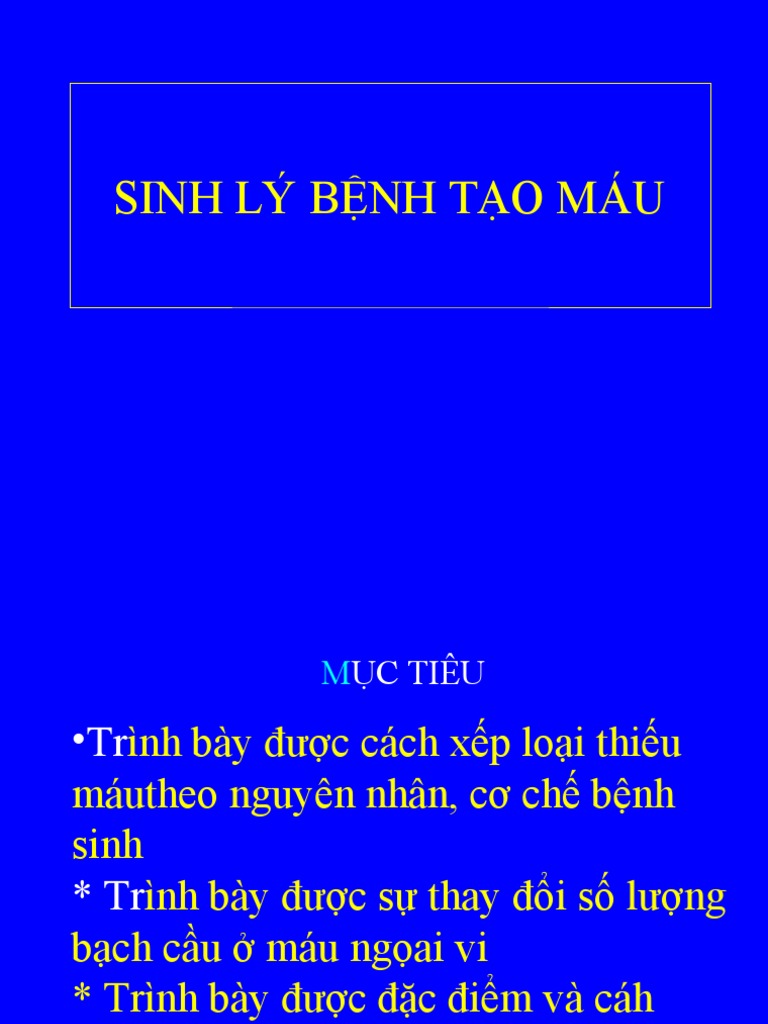 NGUYÊN NHÂN GÂY THIẾU MÁU ĐA DẠNG TỪ THIẾU SẮT ĐẾN CÁC BỆNH LÝ MÃN TÍNH