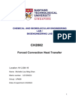 Forced Convection Heat Transfer: Chemical and Biomolecular Engineering Lab / Bioengineering Lab