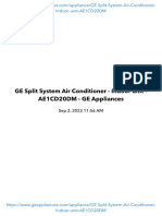 GE Split System Air Conditioner - Indoor Unit - AE1CD20DM - GE Appliances