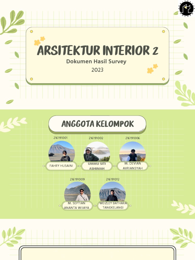 Arsitektur Interior 2: Studi Kasus | PDF