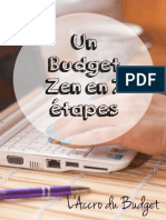 Un Budget Zen en 7 Etapes LAccro Du Budget