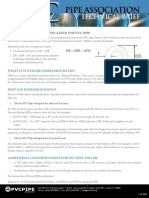 Dimension Ratio DR Explained For PVC Pipe