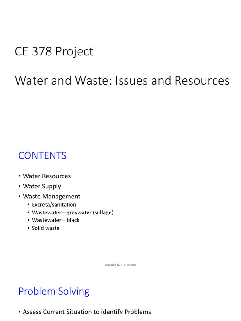 Water And Sanitation Systems Pdf Sanitation Toilet