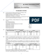 Standard costing Intermediate