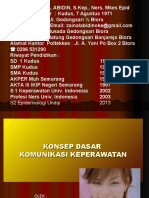 Konsep Dasar Komunikasi 1