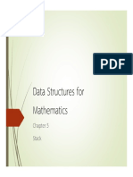 Data Structures For Mathematics: Stack