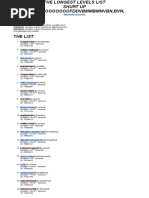 Hardest Physically Impossible Levels List | PDF