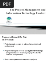 The Project Management and Information Technology Context