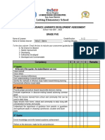 Homeroom Guidance Learners Development Assessment Annex 3 Grade 5