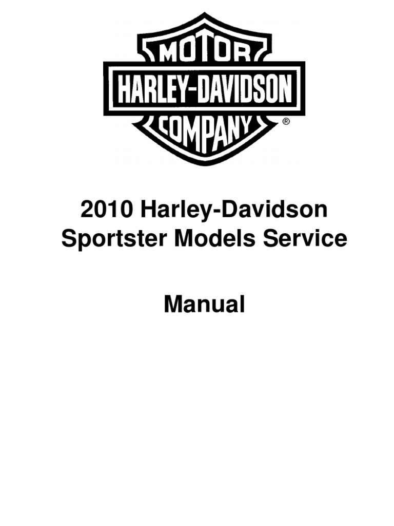 Service Manual 2010 HD Sportster Service Manual 99484-10 (Preview