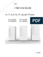 Service Manual Ge Fuf14dlrww, Fuf17dlrww, Fuf21dlrww, Fuf14smrww, Fuf17smrww, Fuf21smrww (Preview)