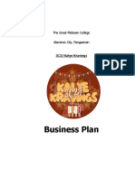 A. 3C2J Kalye Kravings Business Plan