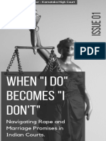 From I Do To I Don't - Navigating Rape and Marriage Promises in Indian Courts - Issue 1