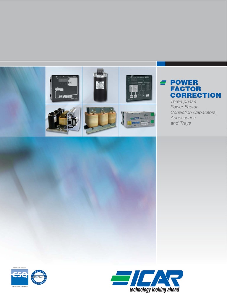 Power Factor Correction Solutions Guide | PDF | Capacitor | Electric ...