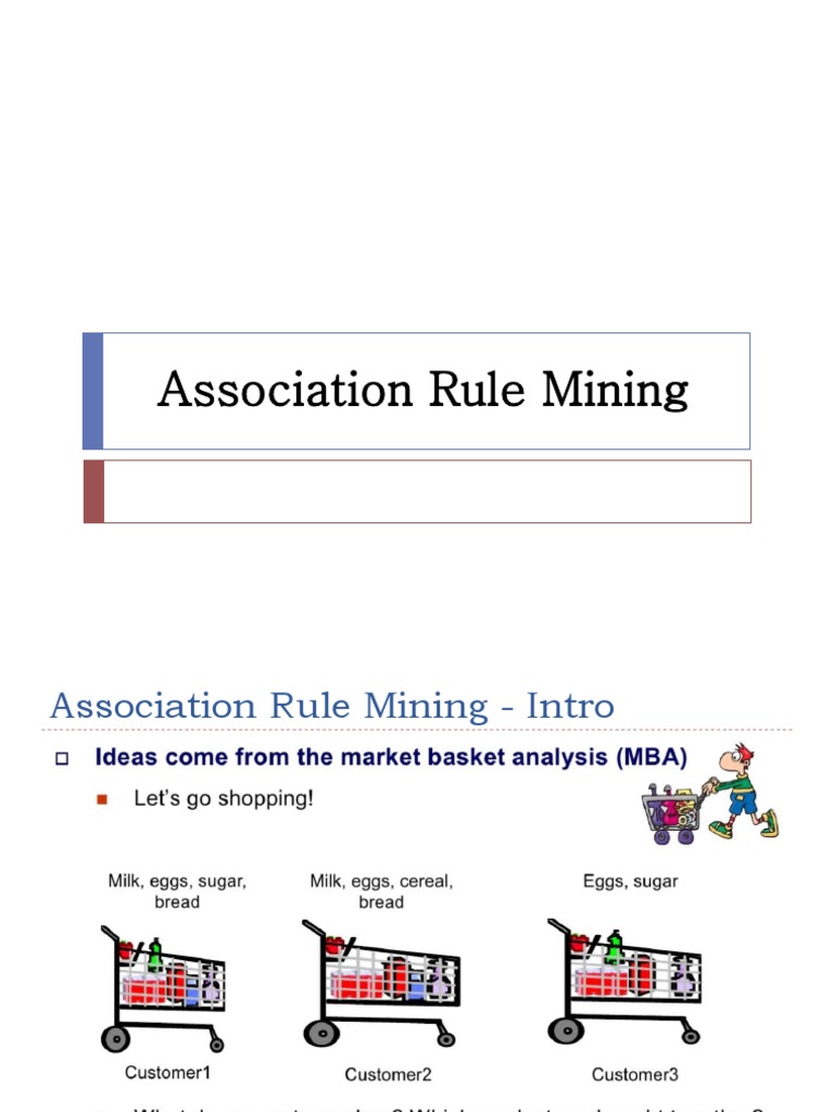 Association Rule Mining Explained | PDF | Data Management | Information ...