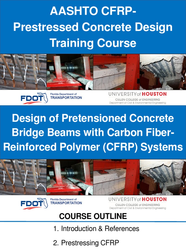 CFRP Prestressed Concrete Design Guide | PDF | Beam (Structure ...