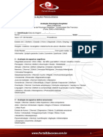 75.1 Modelo de Avaliação Psicologica