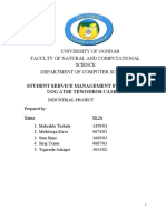 Student Service Managment System