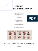 Laporan Orientasi Lapangan PKM Citangkil 2023 (13 Juli 2023)