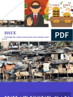 Issue: Determine The Various Social, Moral, and Economic Issues