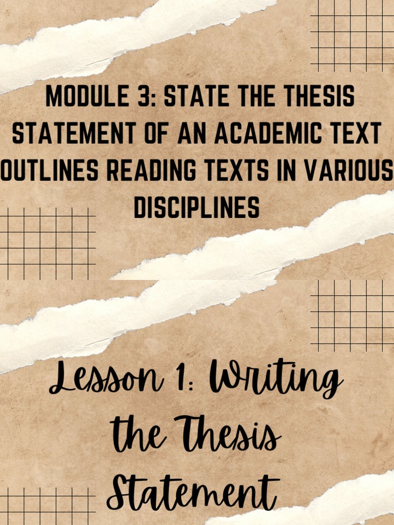 eapp module 2 thesis statement