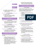 Determinants of Learning