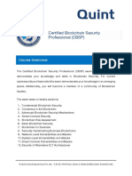 Blockchain Course Security Professional CBSP-New