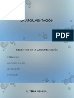 Diapositivas - La Argumentación (I)