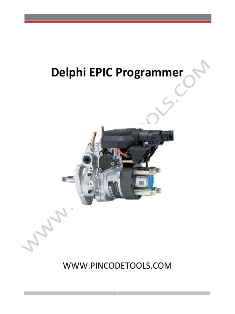 Manual Delphi EPIC Programmer V1.1 | PDF | Acelerador | Tecnología de ...