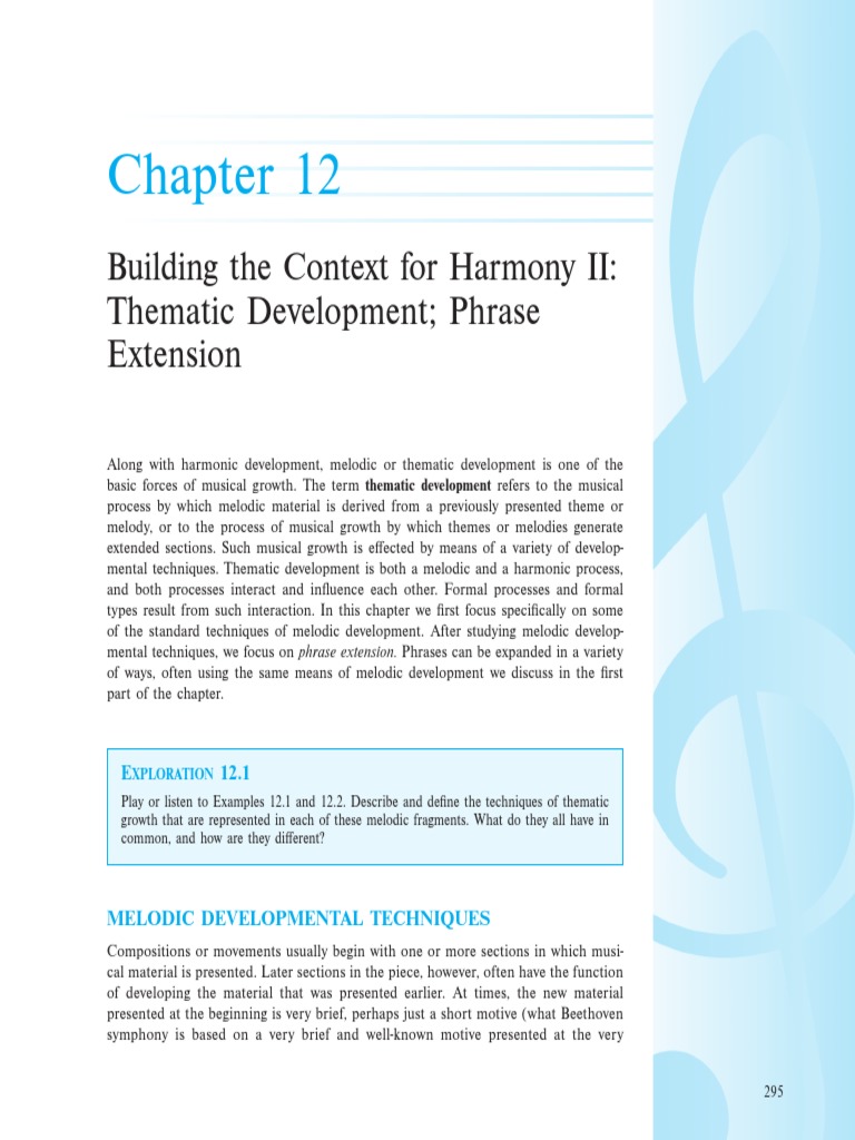 Techniques of Thematic Development | PDF