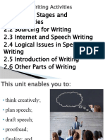 Unit Two Writing Activities Final