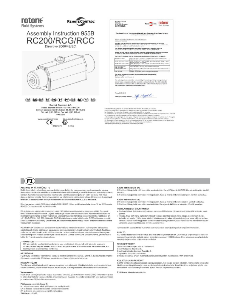 Rotork Actuator | PDF