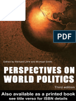 Perspectives On World Politics, 3rd Edition (Richard Little, Michael Smith)