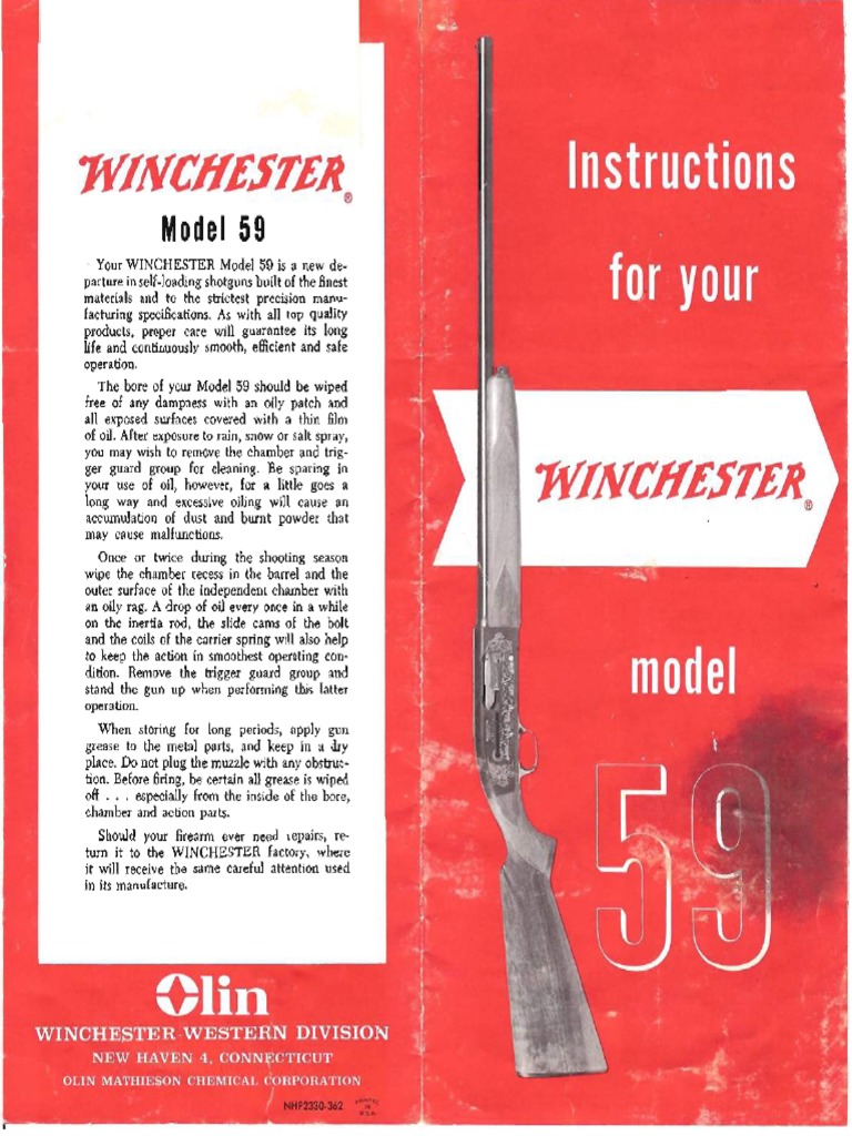 Winchester Model 59 | PDF