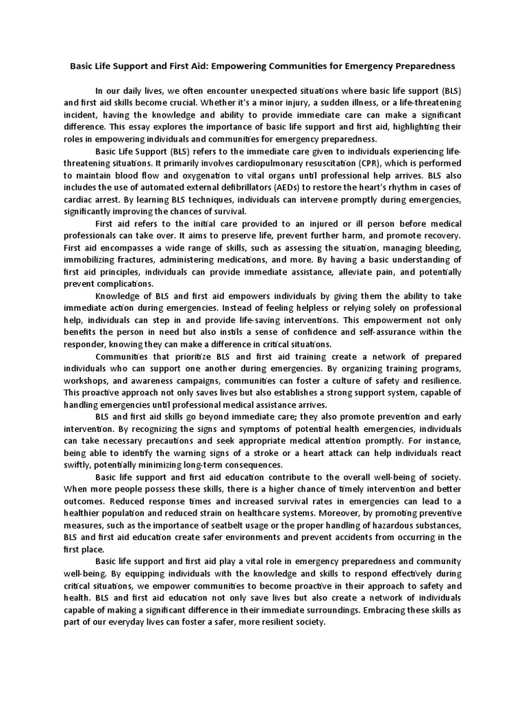 BASIC LIFE SUPPORT TRAINING MANUAL PDF visual data 3