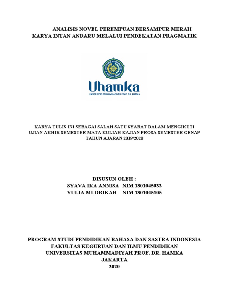 Characters in Merahnya Merah novel