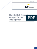Climate Risk Scenario Analysis For The Trading Book