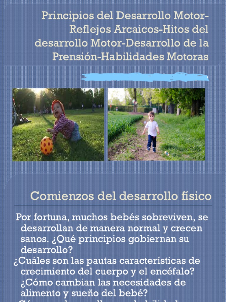 Desarrollo Motor en Bebés | PDF | Amamantamiento | Mano
