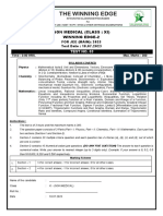 XI - JEE Main Test Paper DT 18072023 - Winning Edge-2