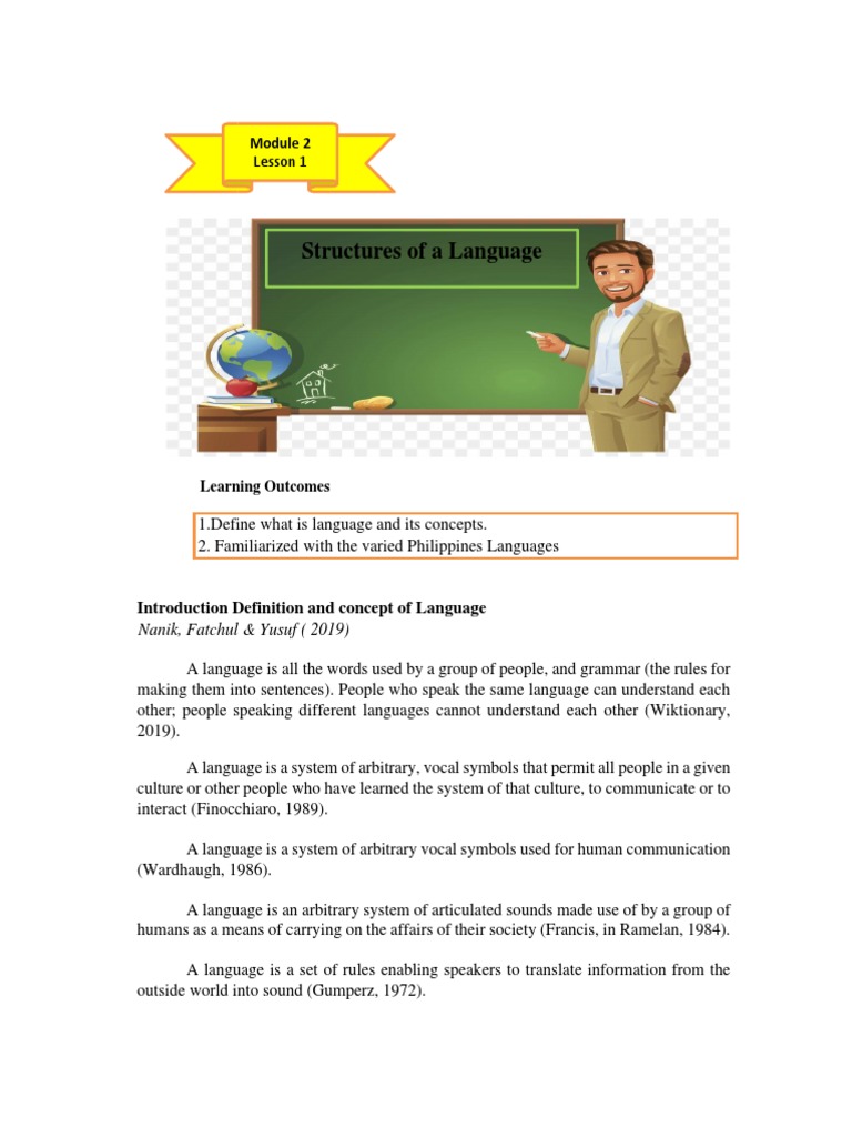 Module 2 PDF Tagalog Language Word