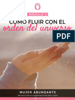 Como Fluir Con El Orden Del Universo