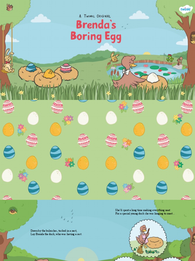 Brendas Boring Egg Story Powerpoint | PDF | Aviculture | Birds