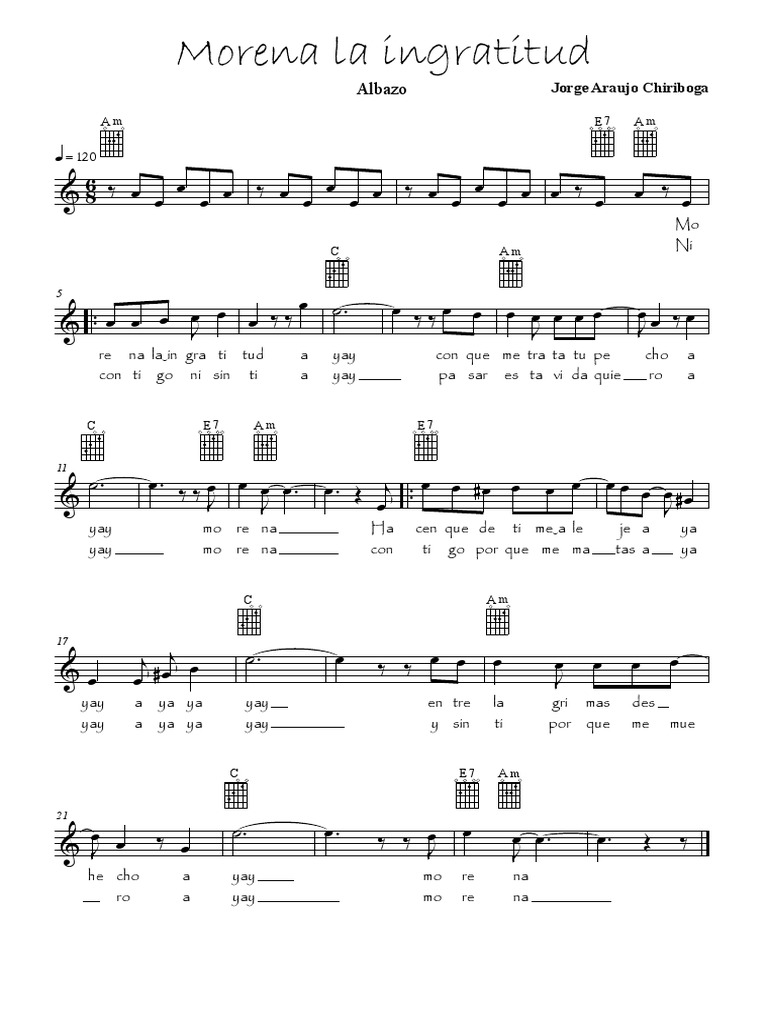 Morena La Ingratitud Pdf