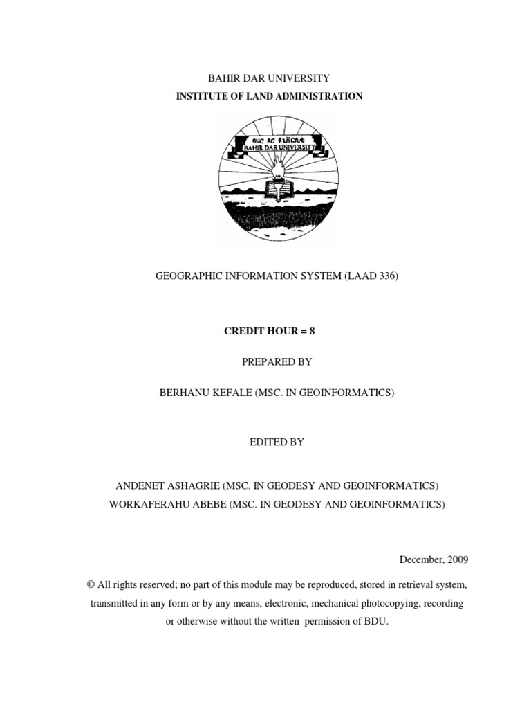 Gis BDR | PDF | Geographic Information System | Databases