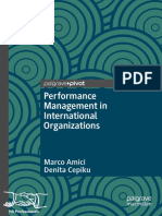 Performance Management in International Organizations