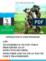 Voice Procedure
