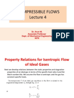 COMPRESSIBLE FLOWS-Lecture 4 - Dr. Arun