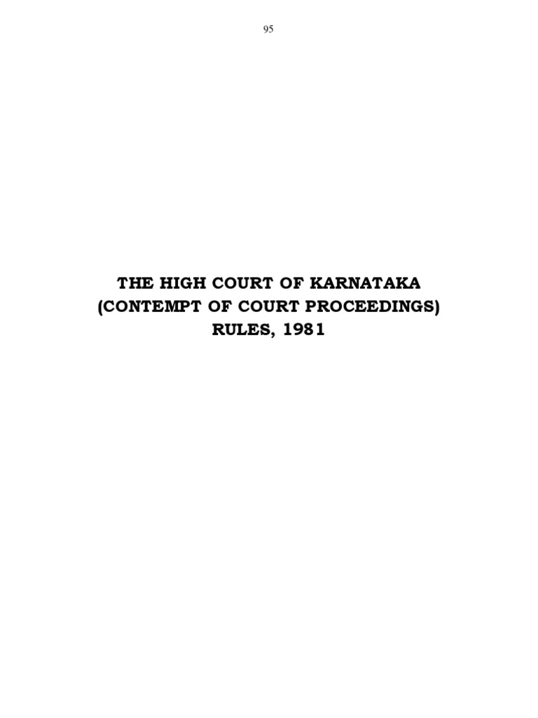 High Court Of Karnataka Calendar 2025 Pdf 