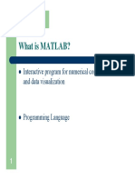 Introduction To MATLAB (Compatibility Mode)